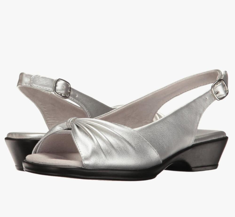 EASY STREET Women's WIDE WIDTH Open-Toe Slingback Shoes | NEW | Size 8 W
